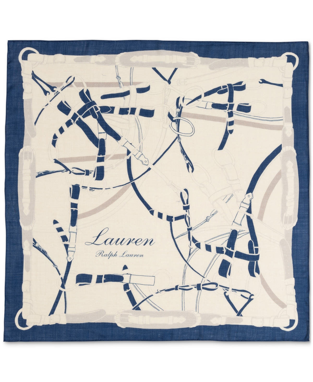 Ralph Lauren Modern Equestrian Square Scarf