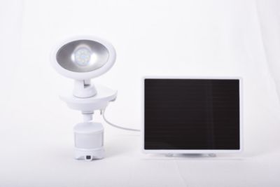 SOLAR SECURITY VIDEO CAMERA AND SPOTLIGHT - BLACK