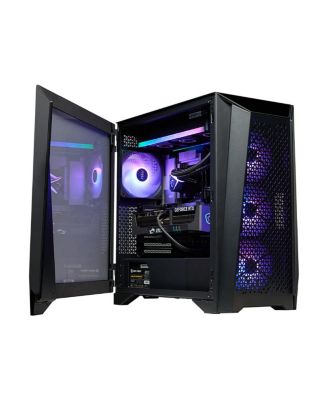 Infinite RS AI 2NVZ9-1291US Liquid Cooled Gaming Desktop Computer, Intel Core Ultra 9 285K 3.7GHz, 64GB RAM, 2TB SSD, NVIDIA GeForce RTX 5090 LIQUID 32GB, Windows 11 Pro, Black