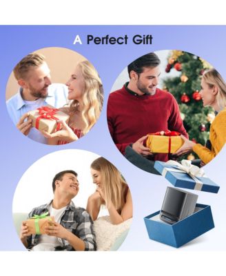 POLONO Label Maker Machine with Tape, PM220-A Bluethooth Label Printer, 2 Inch Portable Thermal Printer for Small Business, Address, Logo, Clothing, Sticker Printer for Phones & PC