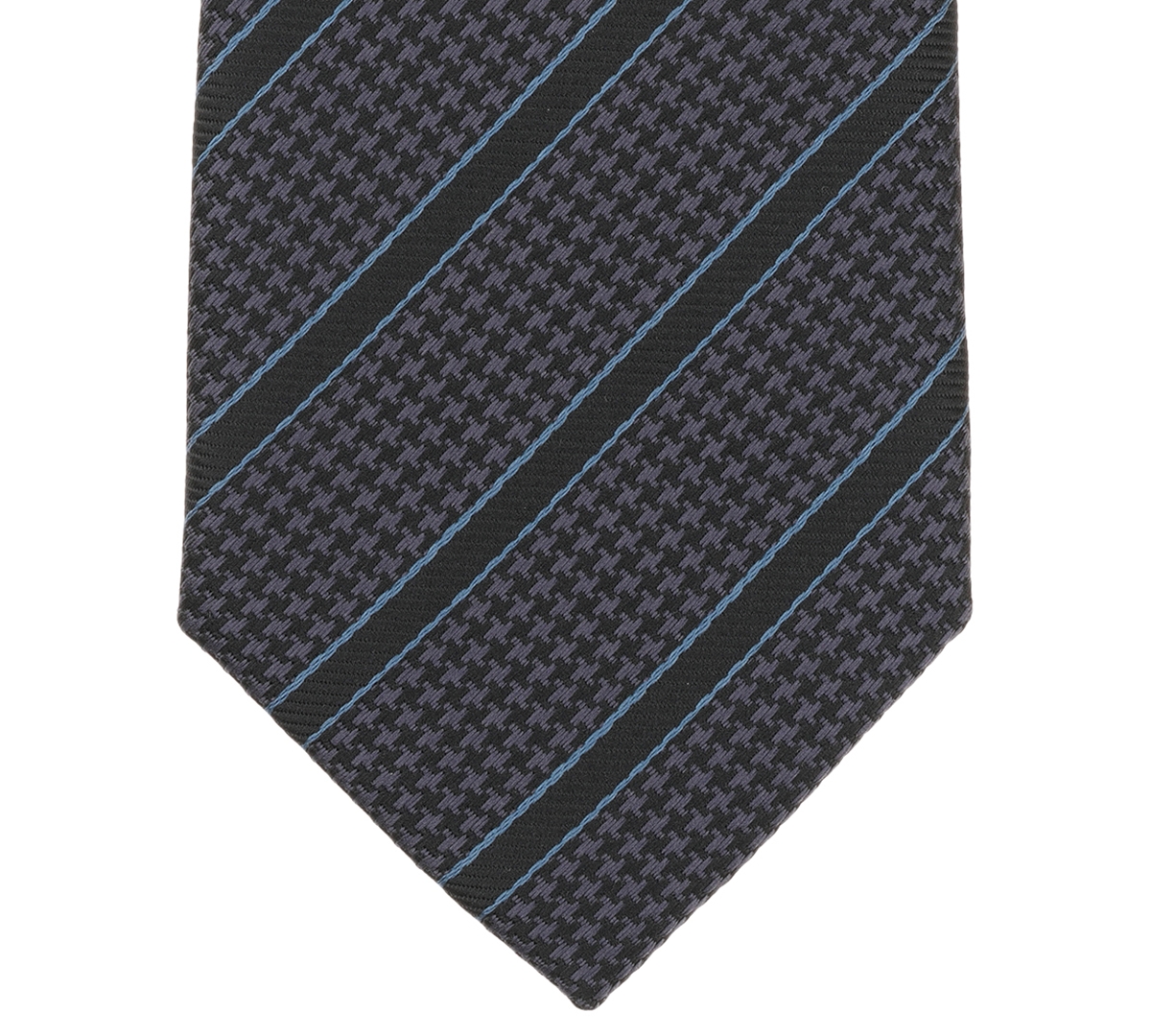 Alfani Men's Ember Stripe Pattern Tie, Macy's Exclusive In Black