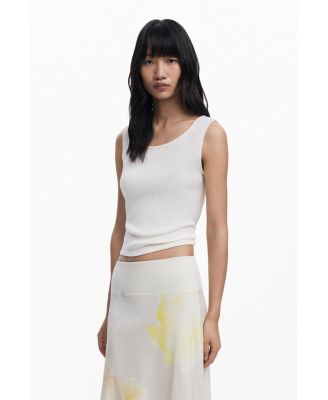 Women's Midi skirt with elastic waistband