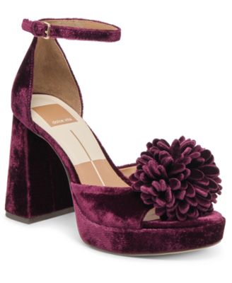 Dolce Vita - Women's Perel Flower Two-Piece Platform High-Heel Dress Sandals