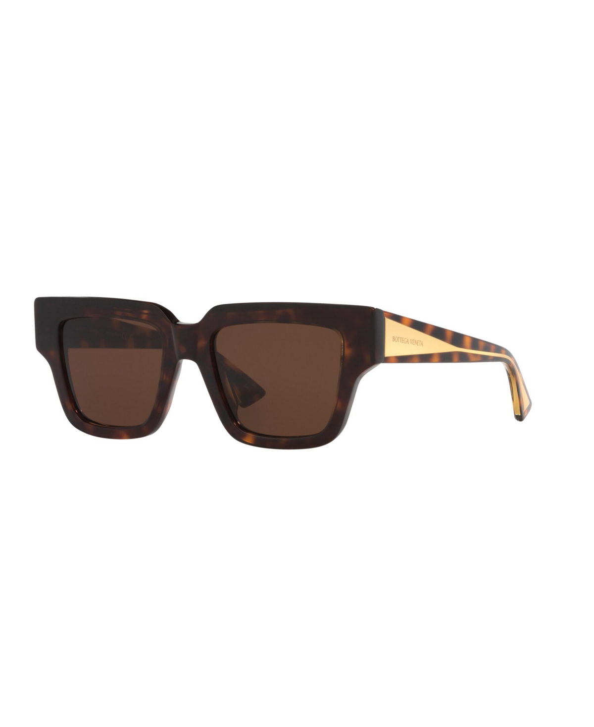 Bottega Veneta Womens Brown Bv1276s Rectangular-frame Acetate Sunglasses In Brown