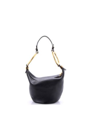 Small Bracelet Zip Shoulder Bag Leather