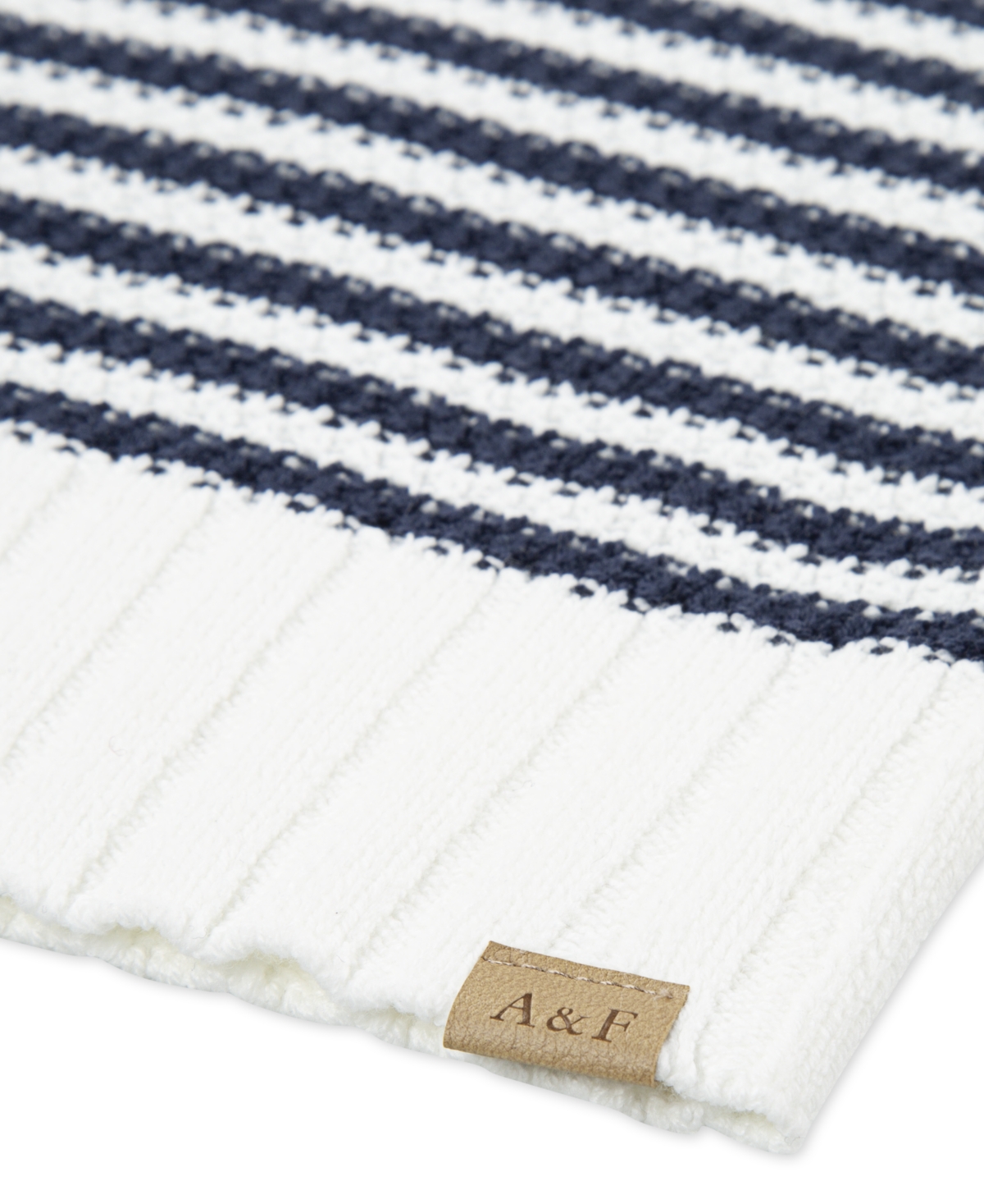 Abercrombie Girls Striped Crewneck Sweater In Blue