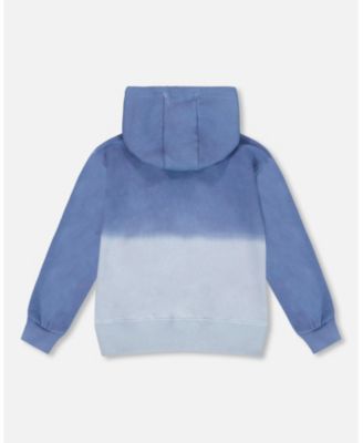 Boy Full Zip Hooded Fleece Jacket Blue - Toddler|Child