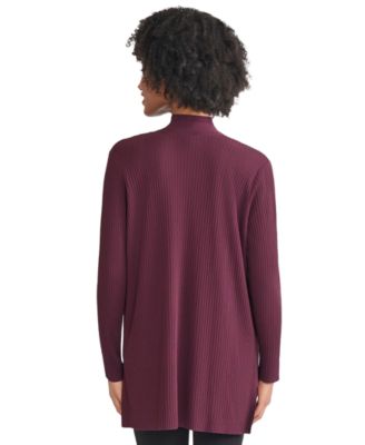 Women's Sutton Ribbed Long-Sleeve Cardigan Sweater