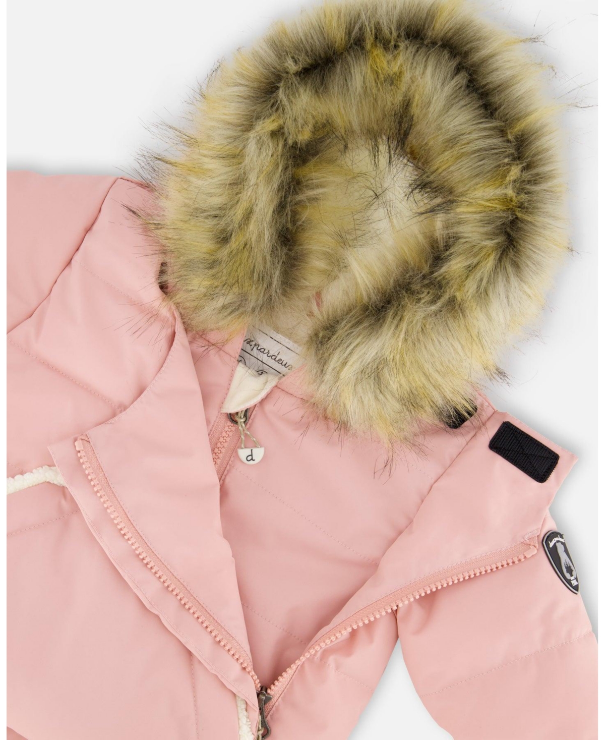 Deux par Baby Girl One-Piece Snug Snowsuit Designed for Car Seat Pink - Baby|Toddler