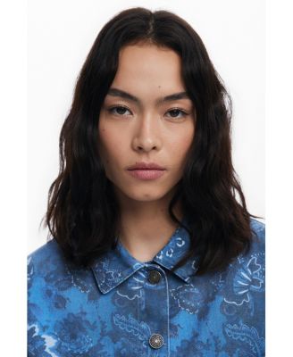 Women's Frayed paisley jacket