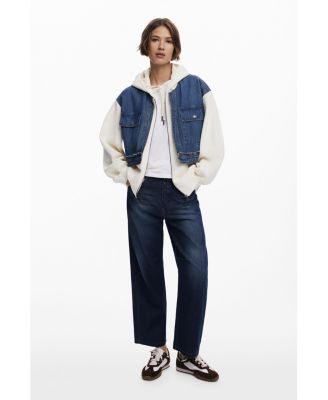 Women's Denim combined sweatshirt