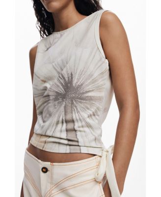 Women's Dandelion tie T-shirt