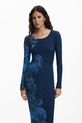 Women's Fitted mandala dress