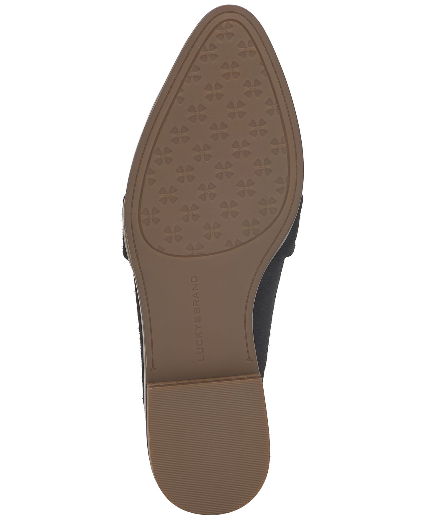 Женские сабо Lucky Brand Adenia Pointy-Toe Mule Flats, цвет: Чёрный замшевый — фото 5