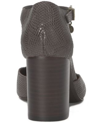 Women's Kanira Square-Toe Stacked Heel Pumps