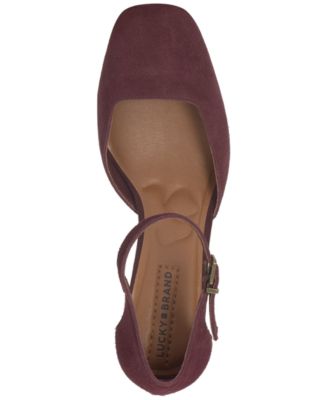 Women's Kanira Square-Toe Stacked Heel Pumps