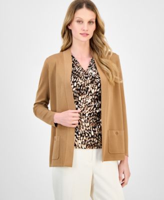 Women's Malibu Fine Rib Open-Front Cardigan