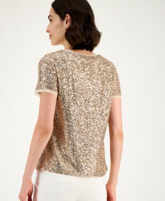 Women's Sequined T-Shirt