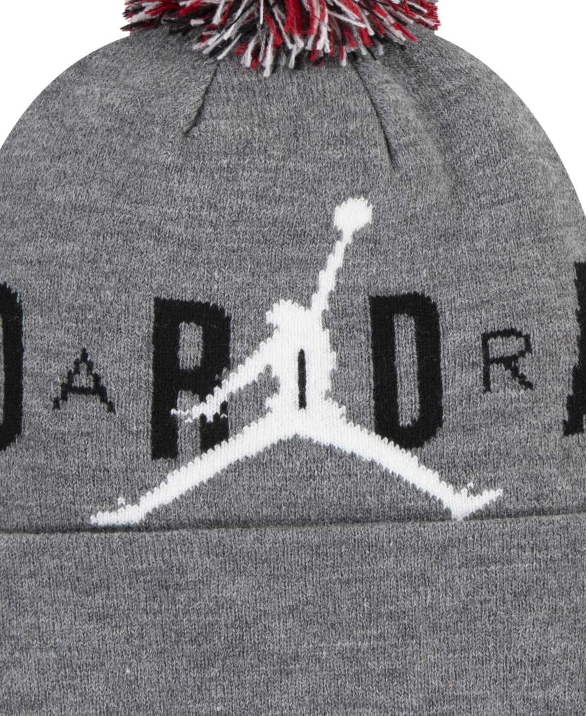 Jordan Big Kids 2-piece Pom Beanie And Gloves Set In Gray