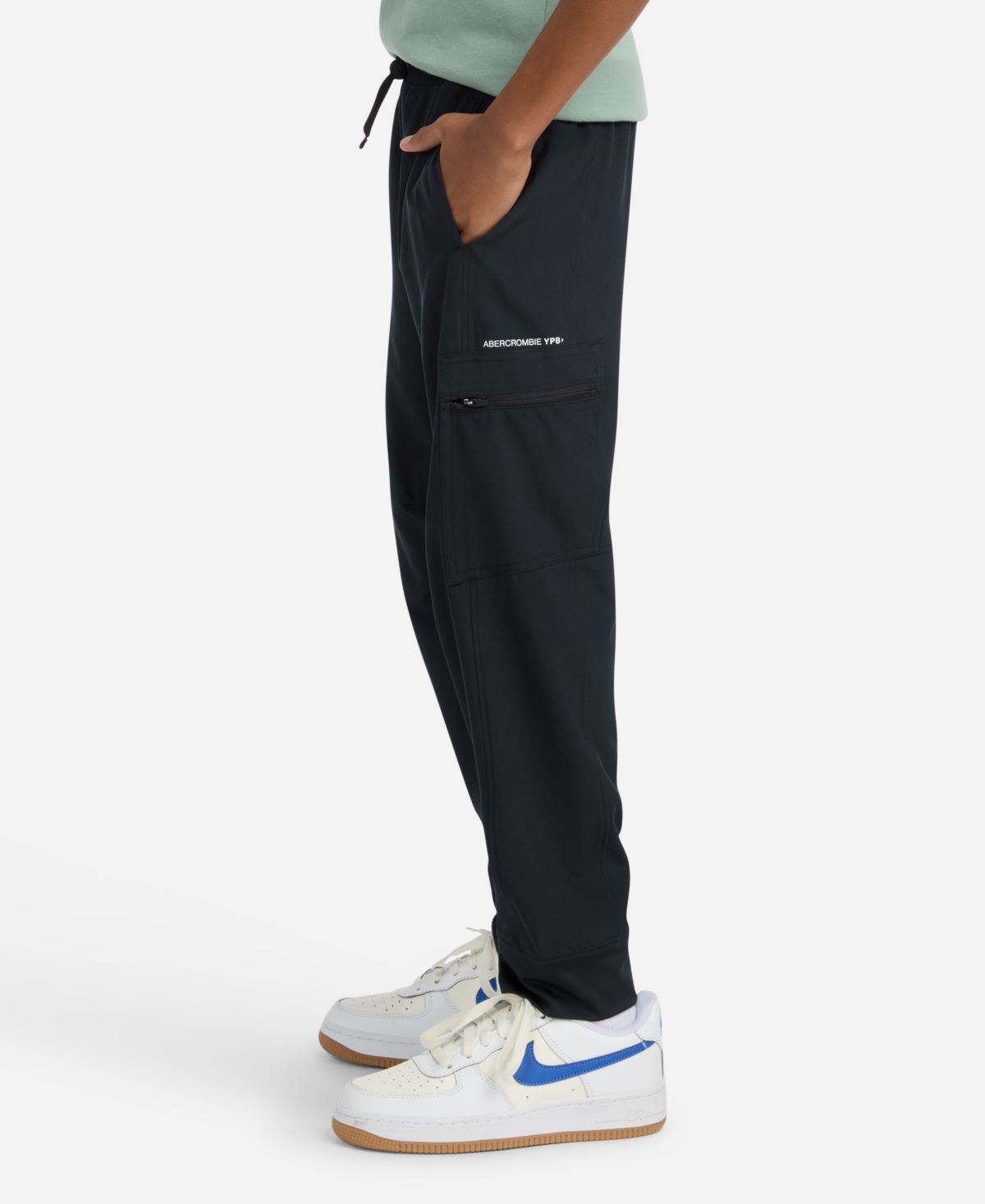 Abercrombie Boys Ypb Motiontek Technical Joggers In Blue