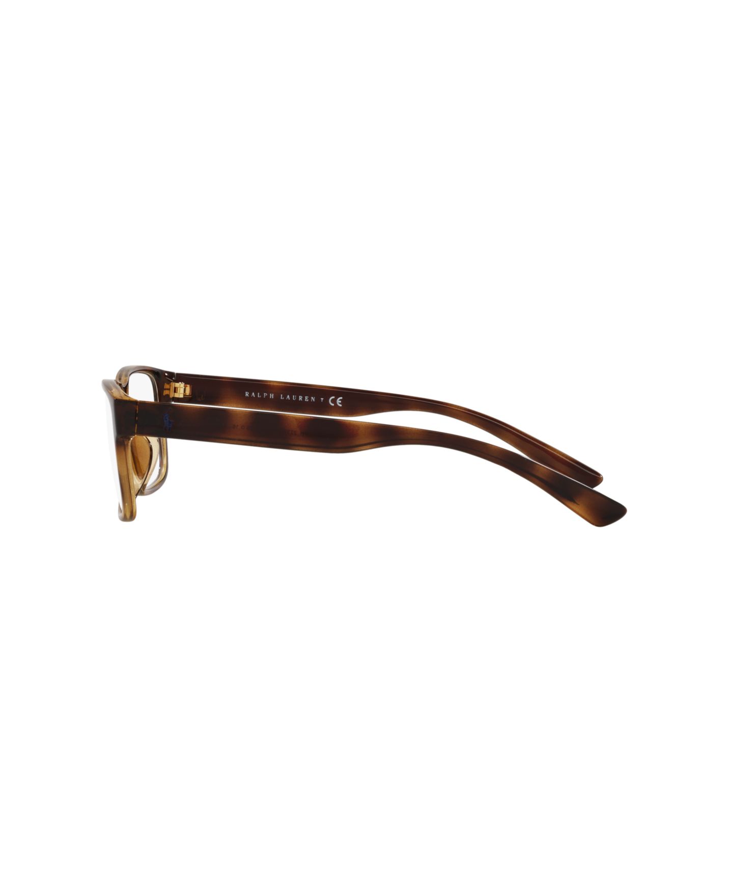 Мужские очки Polo Ralph Lauren Man Pillow Plastic PH2237U Eyeglasses, цвет: Блестящий гавана — фото 4