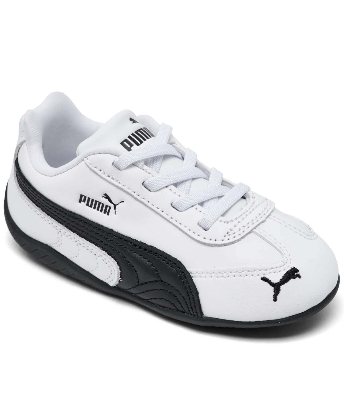 Puma Babies' Toddler Kids Speedcat Leather Elastic Lace Casual Sneakers From Finish Line In Multi