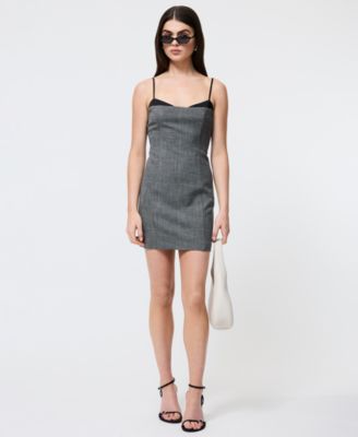 Women's Owen Plaid Peek-A-Boo Mini Dress