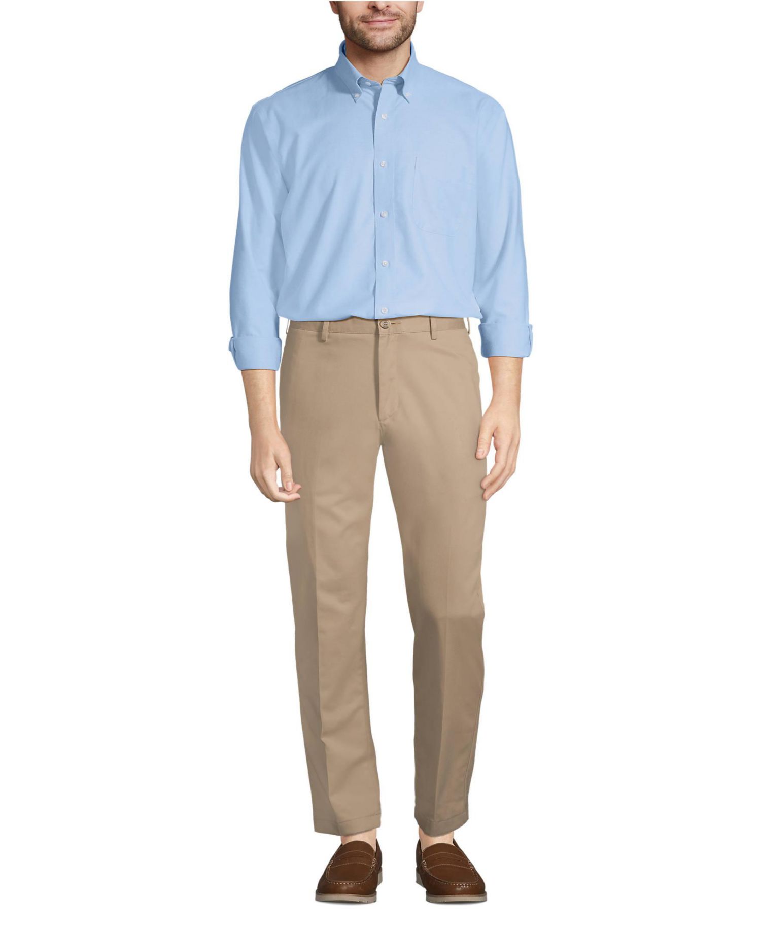 Men's No Iron Supima Cotton Oxford Dress Shirt