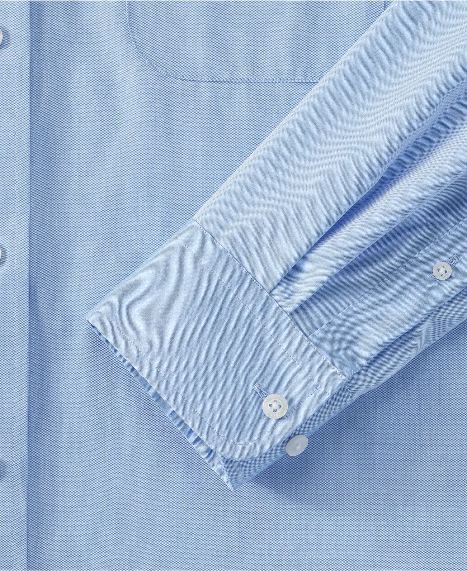 Men's No Iron Supima Cotton Pinpoint Buttondown Collar Dress Shirt