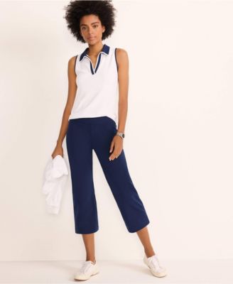 Women's Starfish Mid Rise Pull On Crop Pants