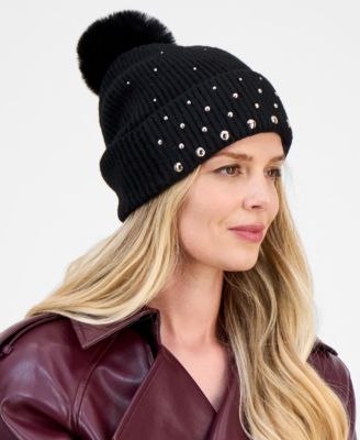 Solid Studded Beanie