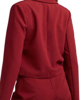 Juniors Soft Stretch Twill Long-Sleeve Jacket