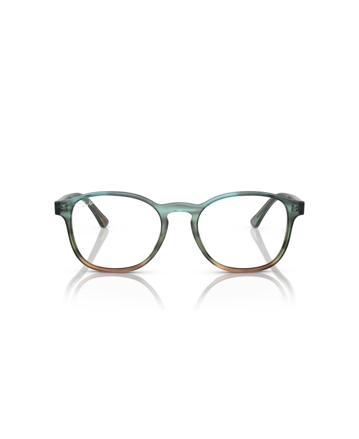 Ray Ban Unisex Phantos Eyeglasses, Rb5417 In Green