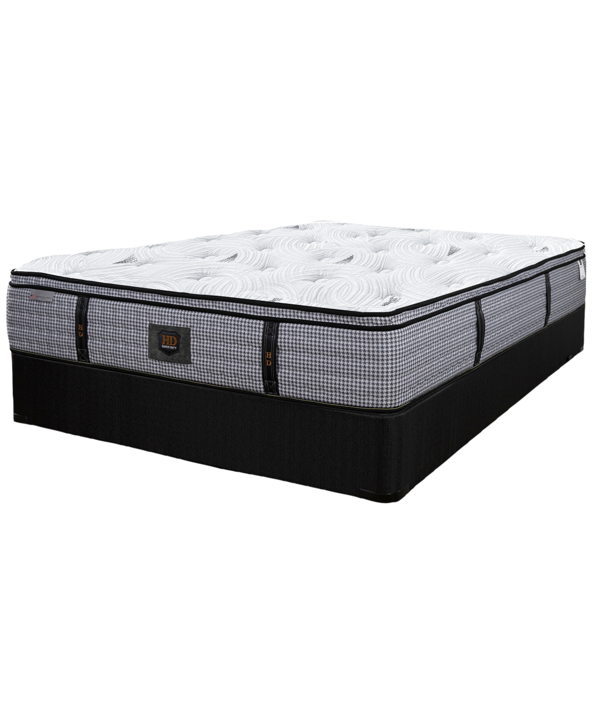 Paramount Hd Dargan 13" Cushion Firm Euro Top Mattress Set, Twin, Macy's Exclusive In Transparent