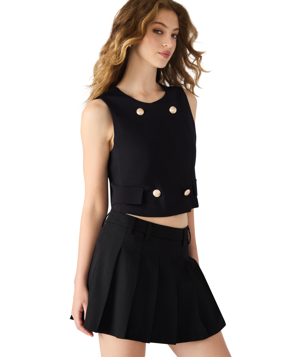 Steve Madden Women's Hadley Sleeveless Top In Black