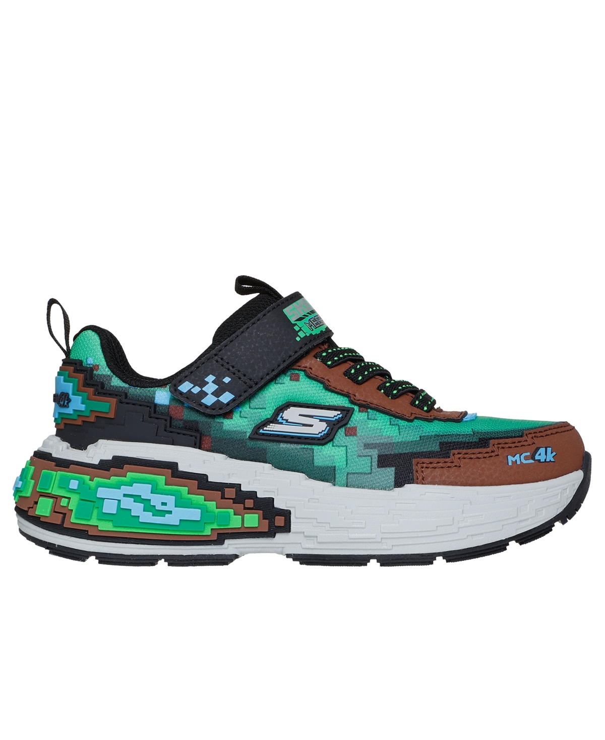 Skechers Little Kids Mega-craft 4k Fastening Strap Casual Sneakers From Finish Line In Multi