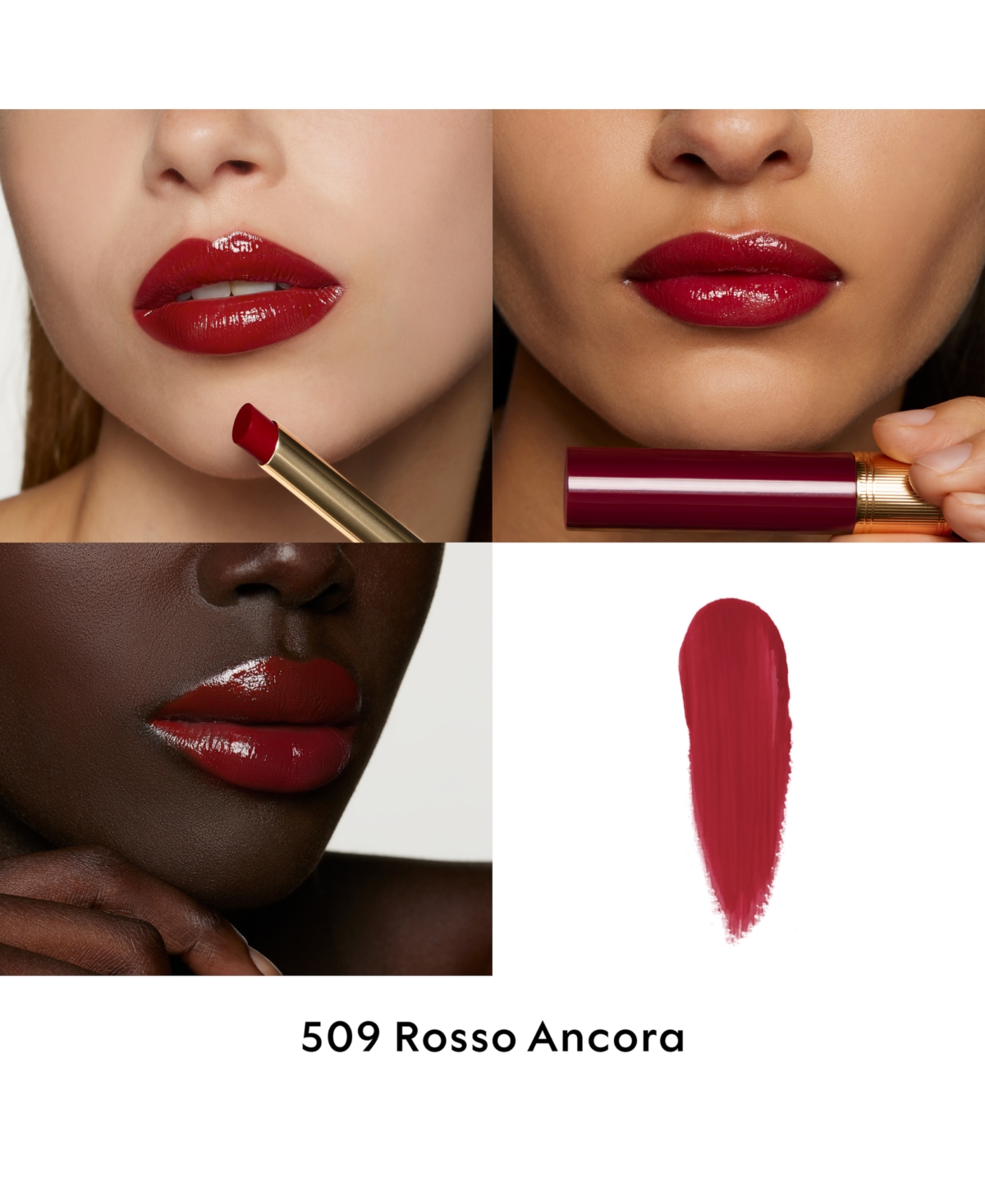 Gucci 3-pc. Rosso Ancora Lipstick Gift Set In Transparent