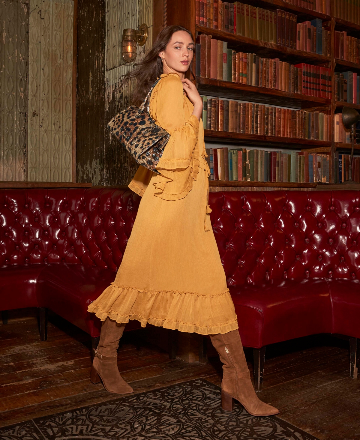 Brahmin Sophia Large Melbourne Satchel In Brown