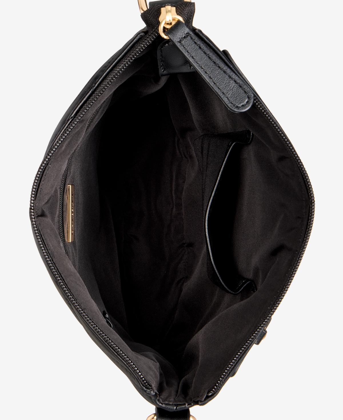 Giani Bernini Small Quilted North South Crossbody, Exclusively At Macy's In Black