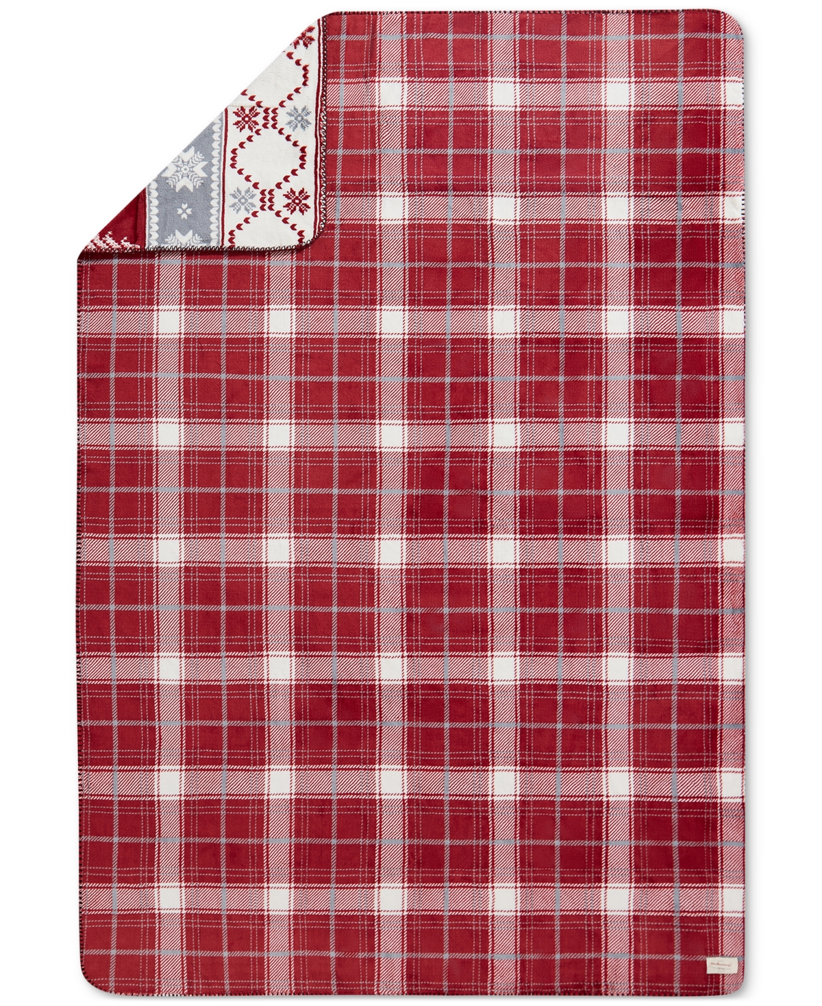 Weatherproof Reversible Plaid Throw, 50" X 70" In Multi