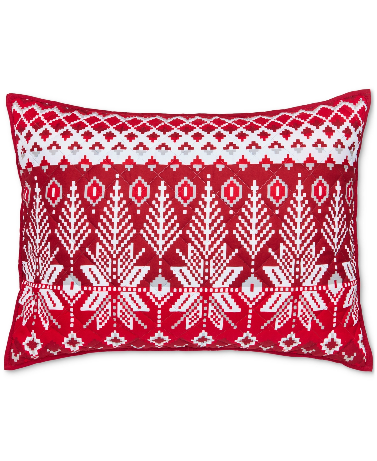 Holiday Lane Fair Isle 4-Pc. Quilt Bag Set, Full/Queen, Exclusively for Macy's