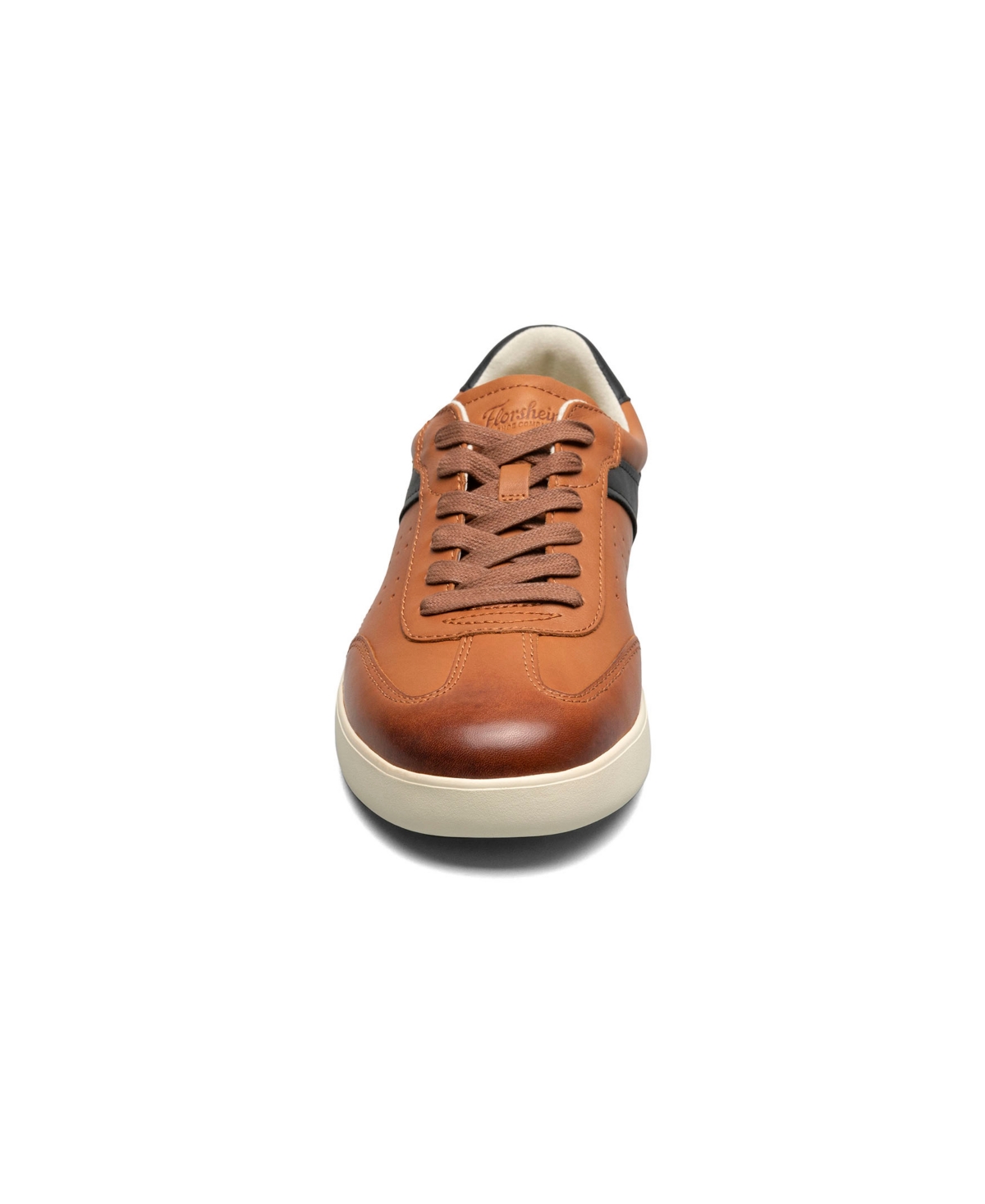 Florsheim Pace T-toe Low Top Leather Sneaker In Brown