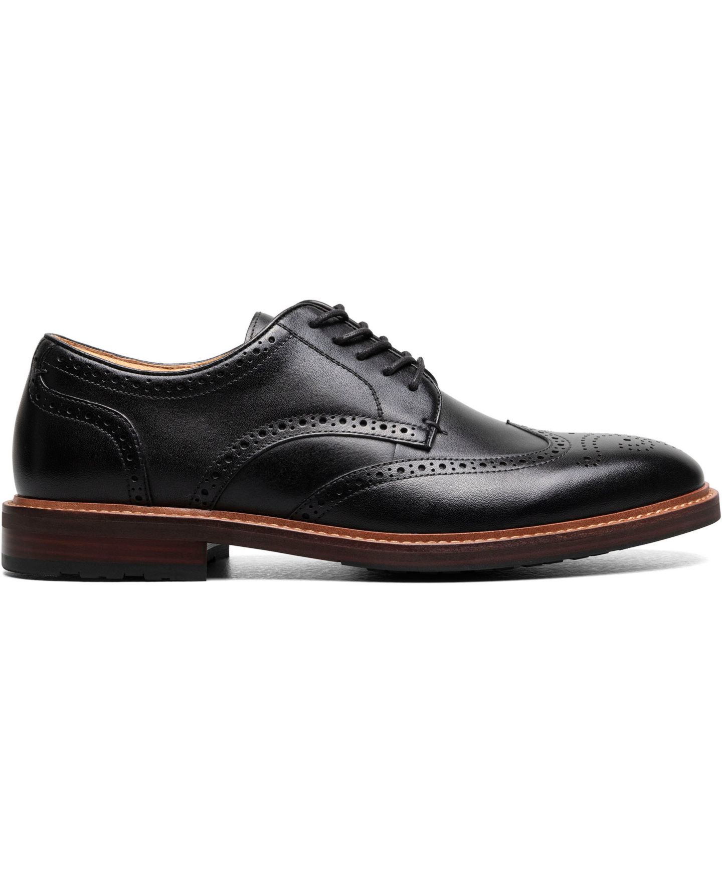 Мужские оксфорды Florsheim Anthem с брогированным мысом, цвет: Чёрный — фото 2