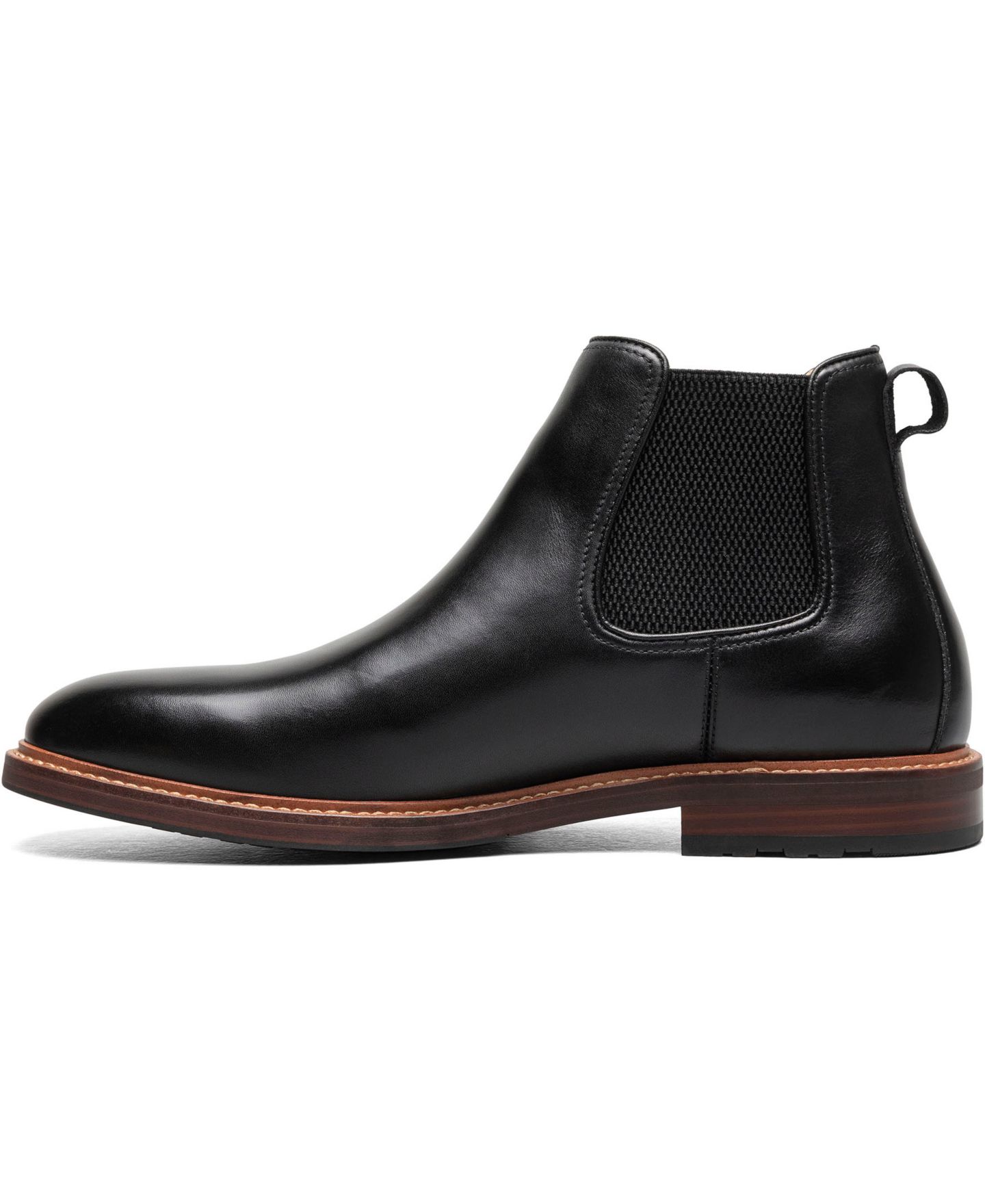 Мужские ботинки Florsheim Anthem Plain Toe Chelsea, цвет: Чёрный — фото 6
