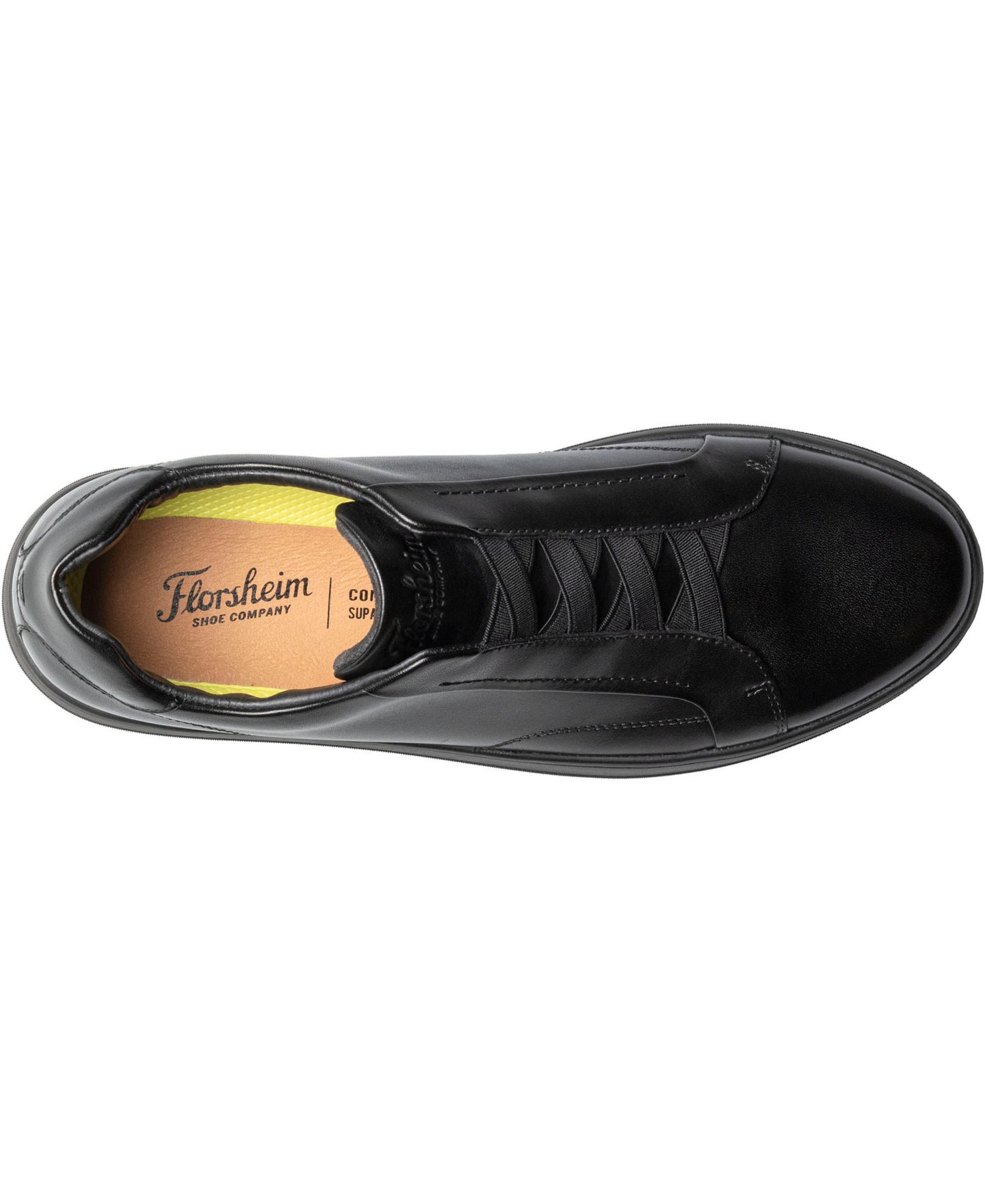 Мужские кроссовки Florsheim Monopoli Elastic Lace To Toe, цвет: Чёрный — фото 6