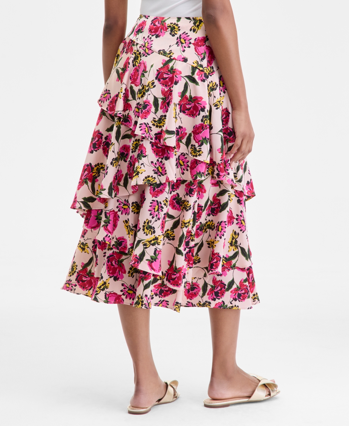 On 34th Women's Tiered Ruffle Midi Skirt, Macy's Exclusive