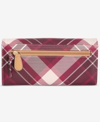 Plaid Receipt Manager Wallet, Macy's Exclusive