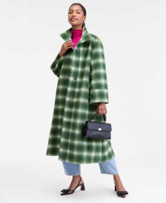 On 34th Women's Plaid Oversized Coat, Macy's Exclusive - Macy's