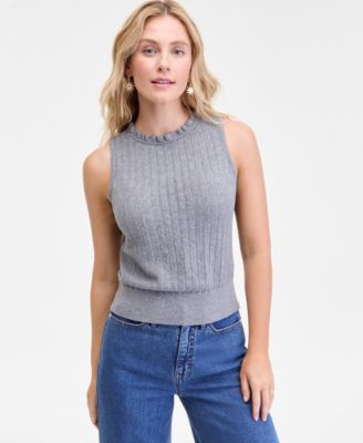 On 34th - Women's Pointelle-Knit Tank