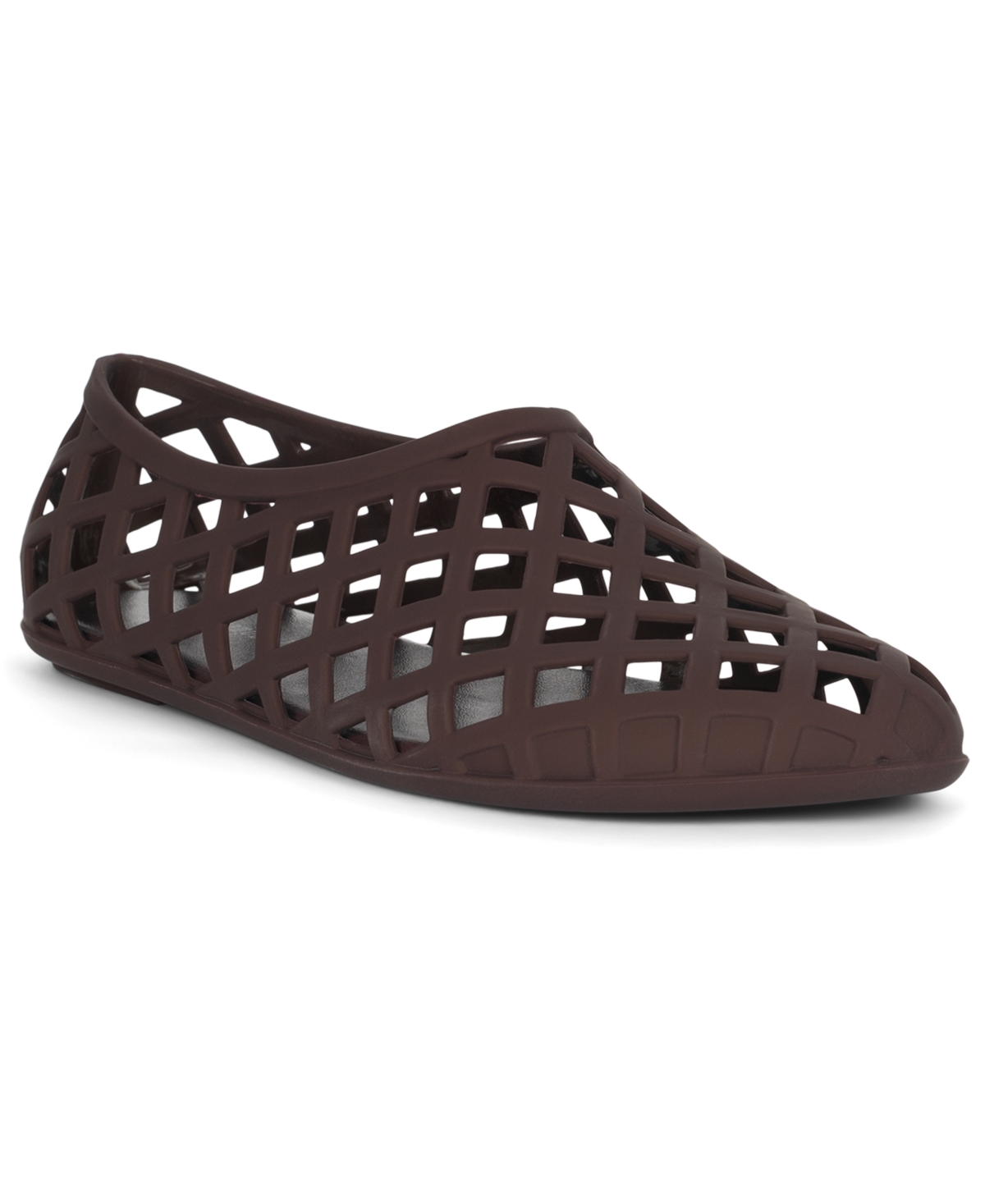 Jeffrey Campbell Women's Jellz Caged Ballet Jelly Flats In Animal Print